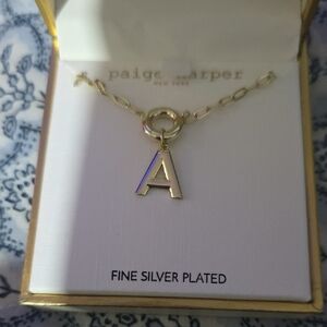 Gold Initial Necklace